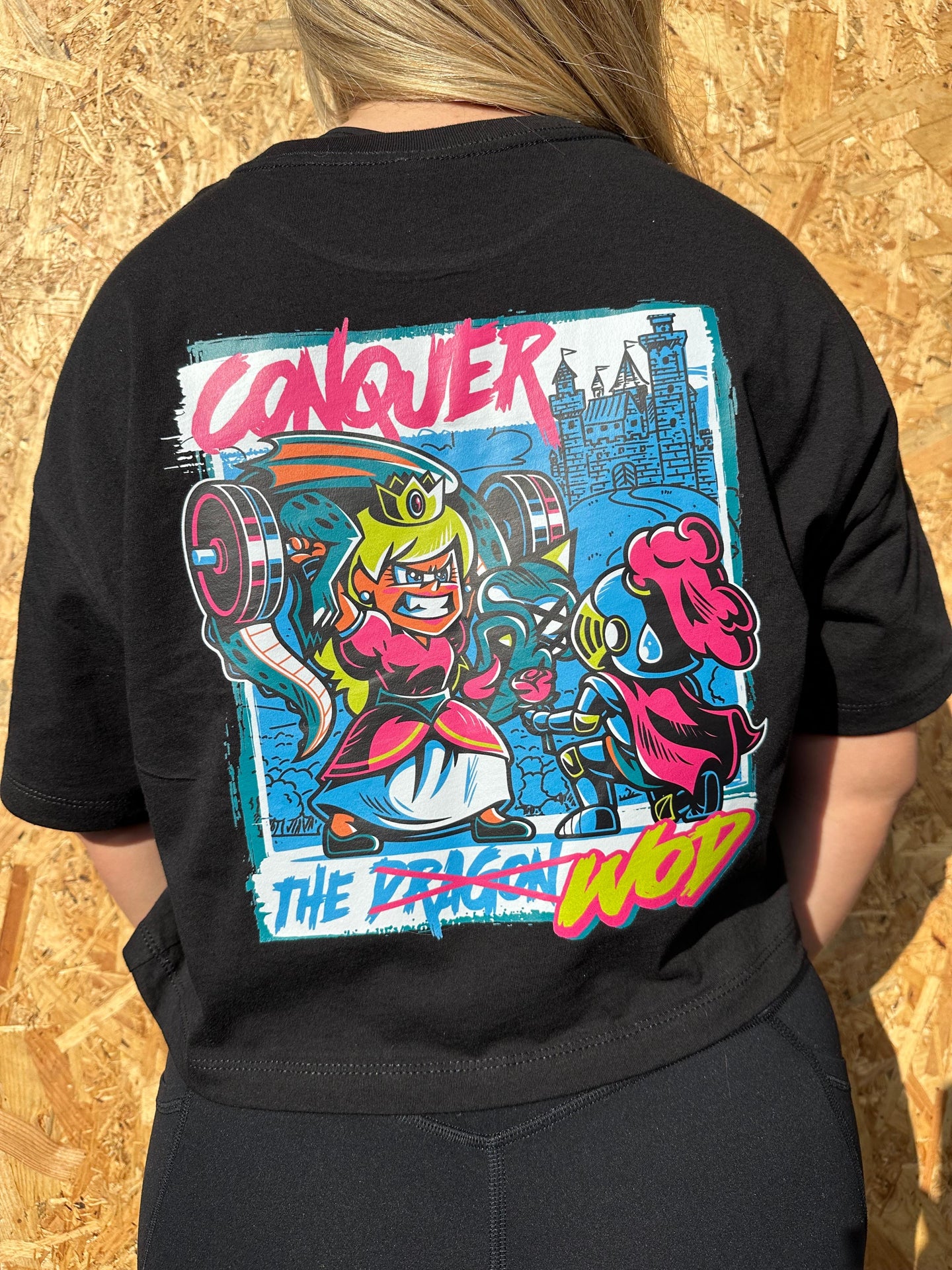 CROP-TOP - CONQUER THE WOD BLACK